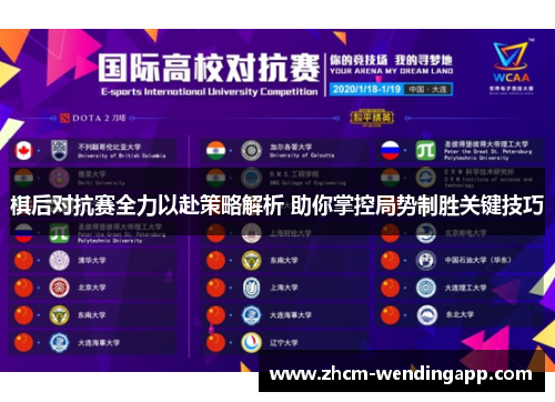 棋后对抗赛全力以赴策略解析 助你掌控局势制胜关键技巧